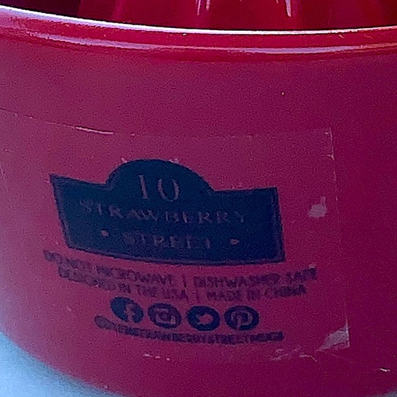 10 STRAWBERRY STREET JUICER SQUEEZE ME TIGHT LEMON LIME RED WHITE - Picture 8 of 8